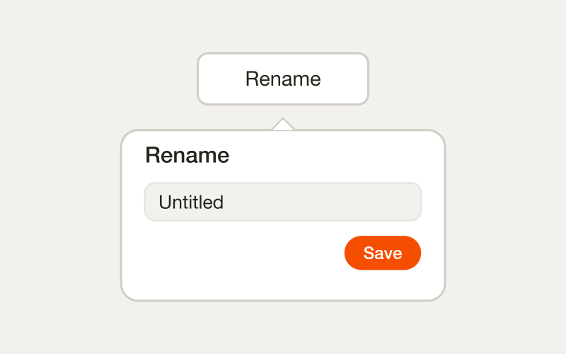 Popover component